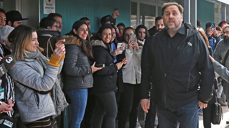 Junqueras sale de la cárcel para dar clase en la universidad