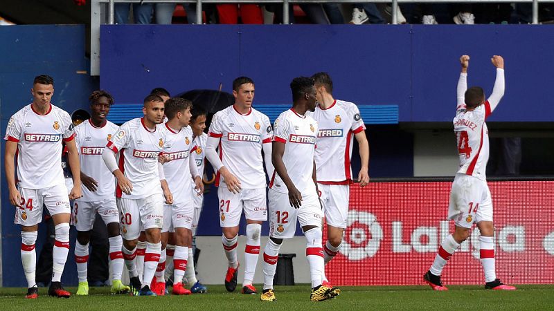 El Mallorca logra su primera victoria de la temporada fuera de casa a costa del Eibar