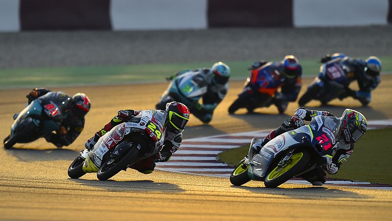 El estadounidense Roberts y el japonés Suzuki logran las poles en el GP de Catar sin MotoGP