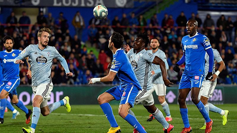 El Celta contiene al Getafe en el Coliseum