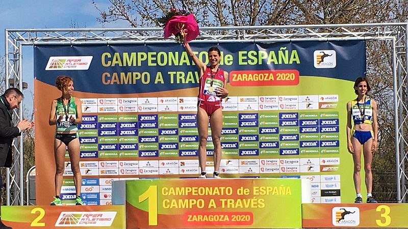 Irene Sánchez-Escribano y Carlos Mayo, campeones de España de cross por primera vez