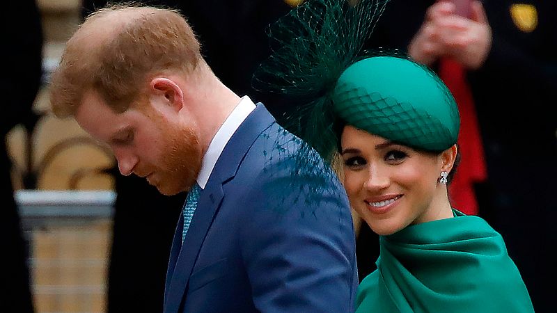 Harry y Meghan participan en su último acto como miembros de la realeza