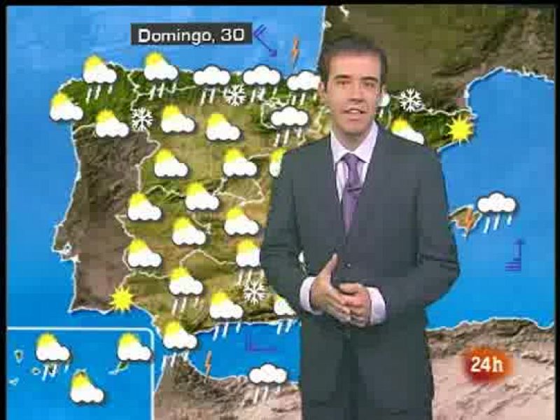 Nieve a 500 metros en todo el norte