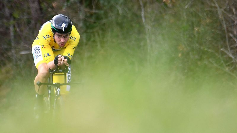 Schachmann afianza el liderato en la París-Niza tras el triunfo de Andersen en la crono