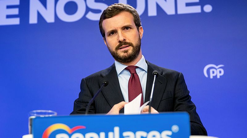 Casado rechaza las medidas "tirita" del Gobierno contra el coronavirus: "Está reaccionando muy tarde"