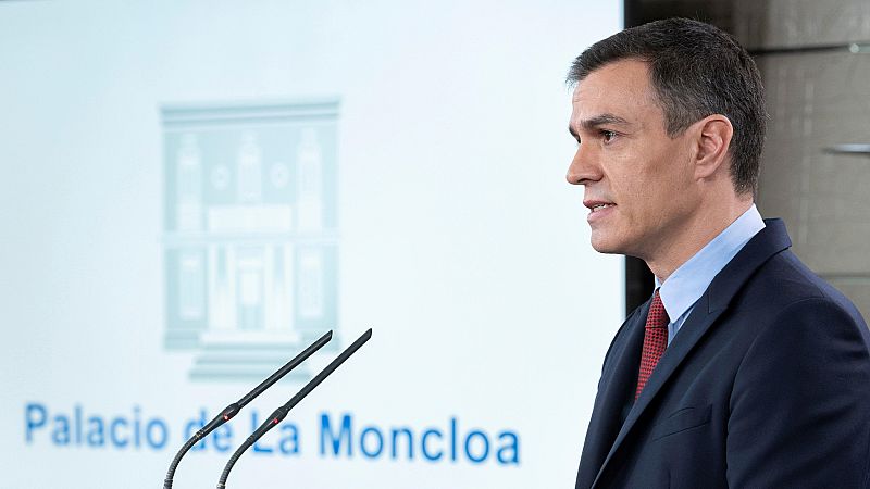 Comparecencia íntegra de Pedro Sánchez con las medidas del estado de alarma
