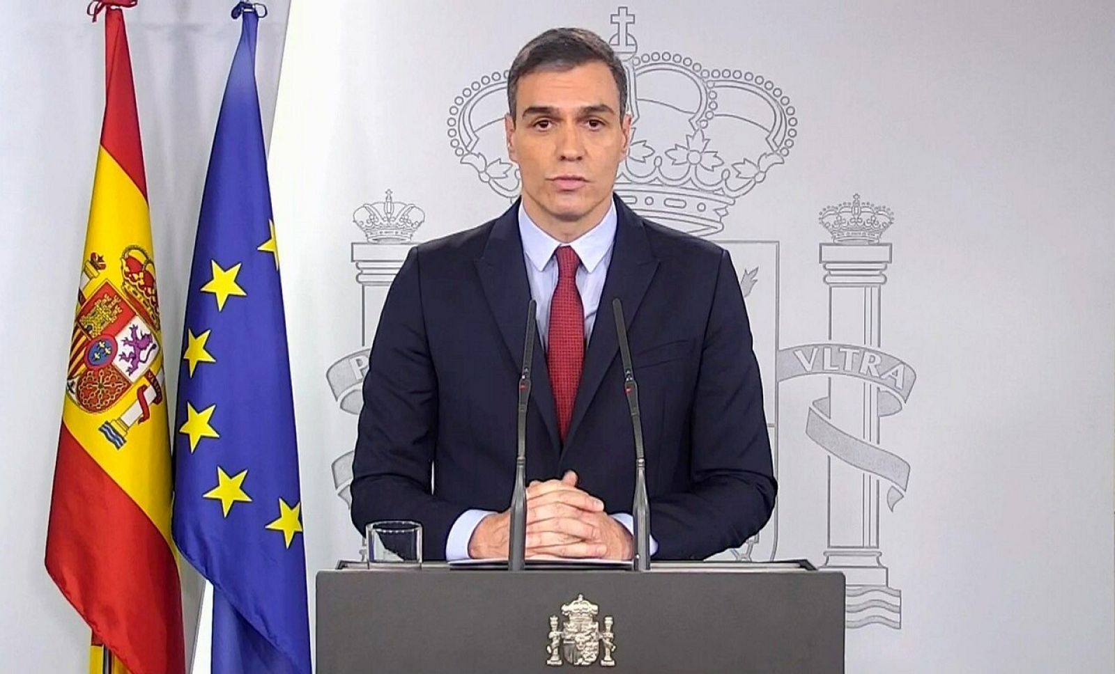 Pedro Sánchez: "Nuestra misión es proteger a los españoles y se habilitarán medidas drásticas" - RTVE.es | Ver