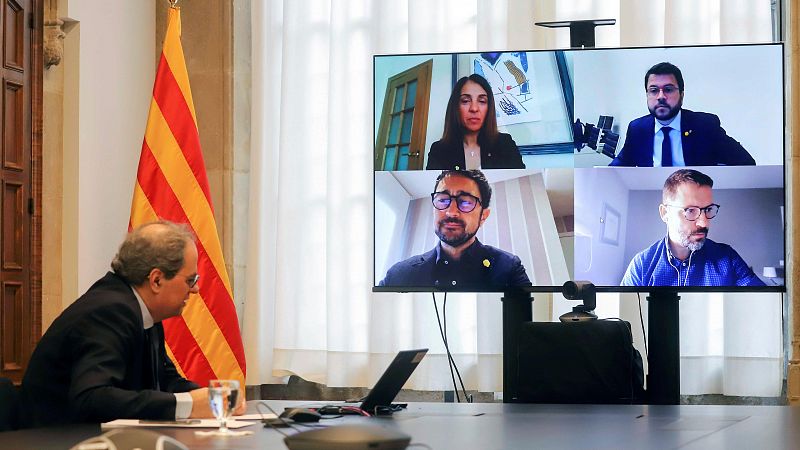 El Govern aprueba una resolución con la que pide al Gobierno el confinamiento total de Cataluña