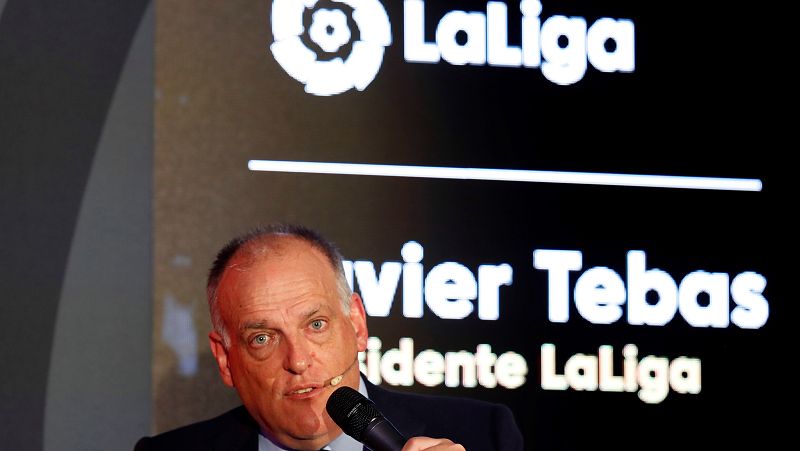 Tebas: "Estoy convencido de que la Liga podrá terminar esta temporada"