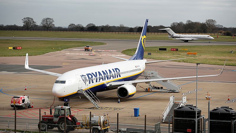 Ryanair cancelará "la mayoría" de sus vuelos a partir del 24 de marzo