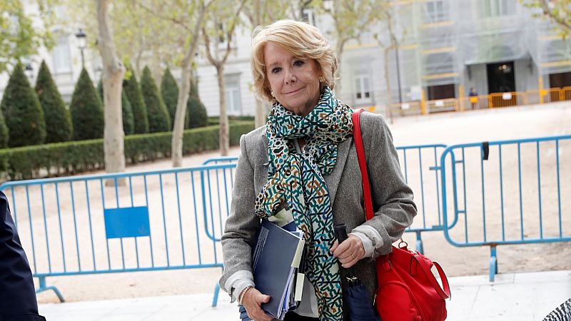 Esperanza Aguirre, ingresada en un hospital público de Madrid tras dar positivo en coronavirus