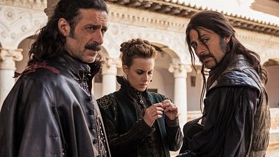 Los miembros de la patrulla en una misin de la tercera temporada