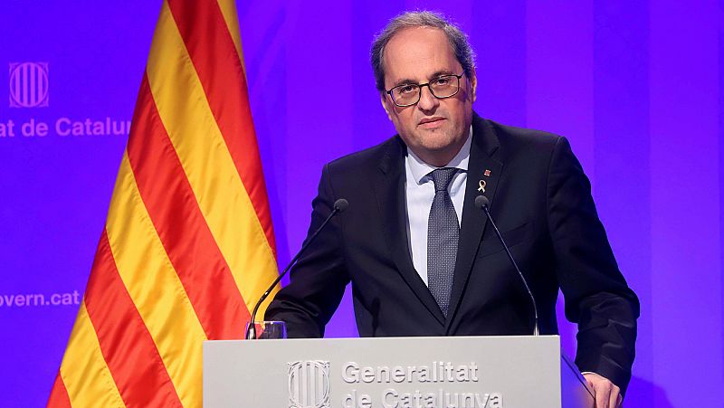 Torra pide por carta a las autoridades europeas garantizar el "compromiso" de Sánchez para confinar Cataluña