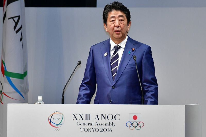 El primer ministro japonés, dispuesto a discutir el aplazamiento de los Juegos por el coronavirus