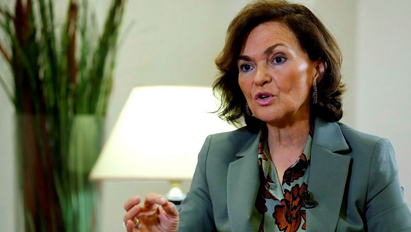 La vicepresidenta del Gobierno Carmen Calvo da positivo por coronavirus en una segunda prueba