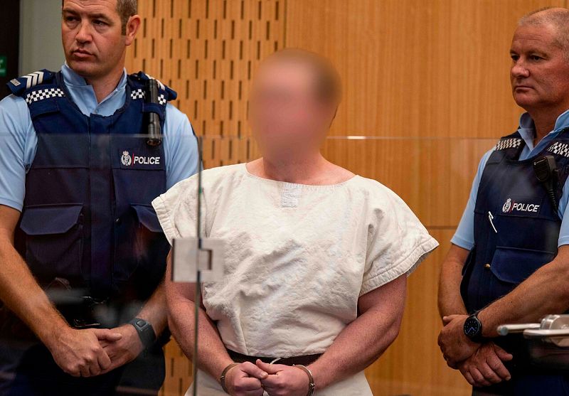 El acusado por el atentado de las dos mezquitas de Christchurch se declara culpable de todos los cargos