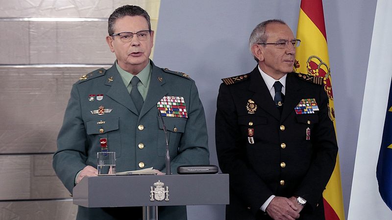 El director adjunto operativo de la Guardia Civil, Laurentino Ceña, positivo por coronavirus