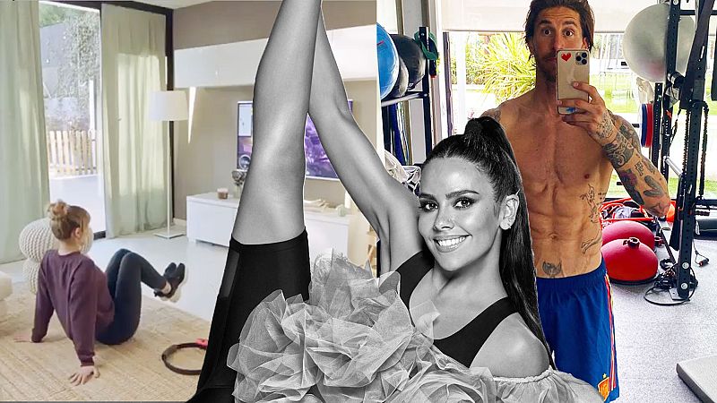 Los famosos hacen ejercicio en casa durante la cuarentena por coronavirus
