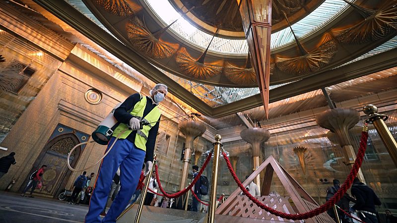 El coronavirus en las pantallas de la televisión árabe