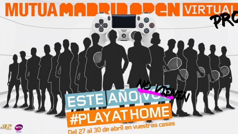 Las estrellas ATP y WTA cambian la raqueta por el mando en el Mutua Madrid Open