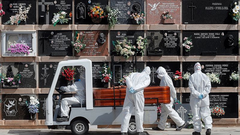 Las muertes en España duplican las previsiones, aunque solo el 30% son casos confirmados con coronavirus