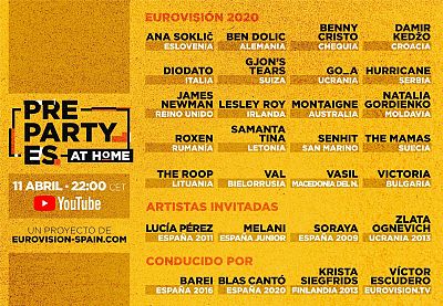 Sigue la 'PrePartyES at home' en directo