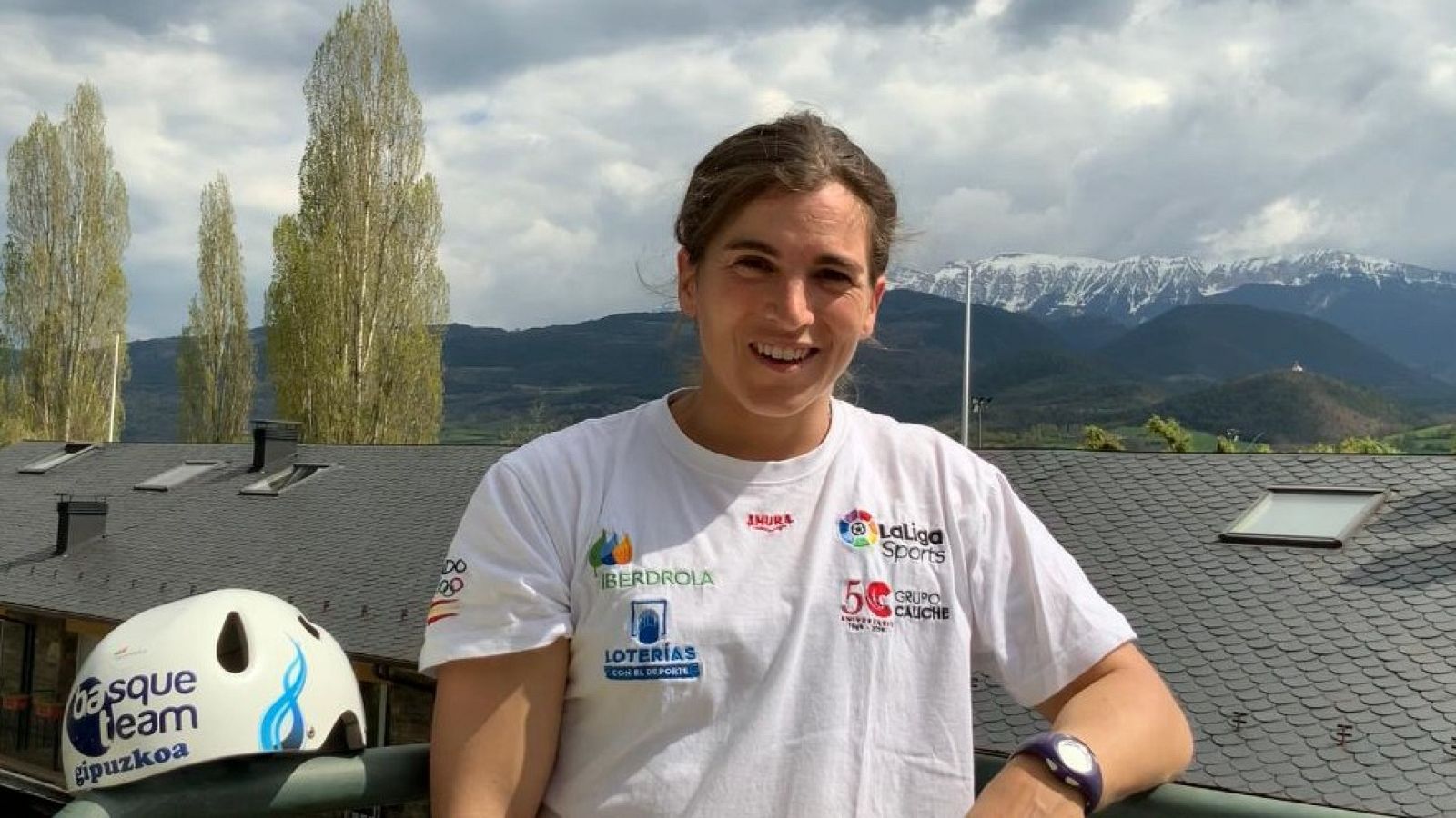 Maialen Chourraut se prepara en casa con vistas a Tokio 2021