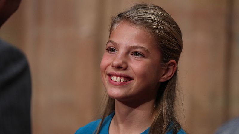 La infanta Sofía pronunciará sus primeras palabras en público este 23 de abril