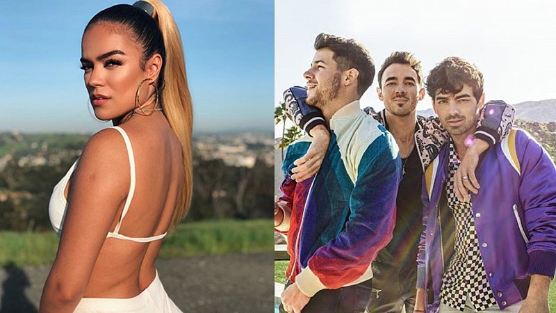 Los Jonas Brothers desatan la locura con "X", su colaboración con Karol G