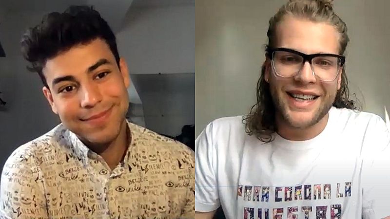 Agoney y Eduardo Navarrete, unidos por la solidaridad