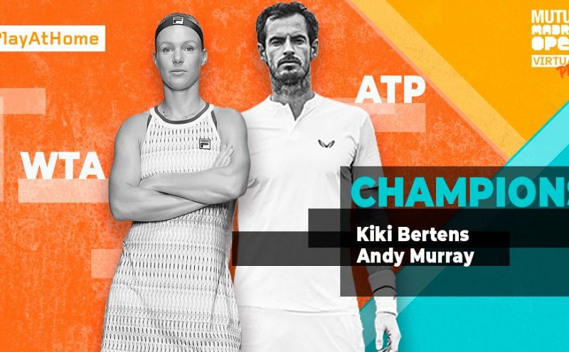 Andy Murray y Kiki Bertens conquistan el Madrid Open Virtual Pro