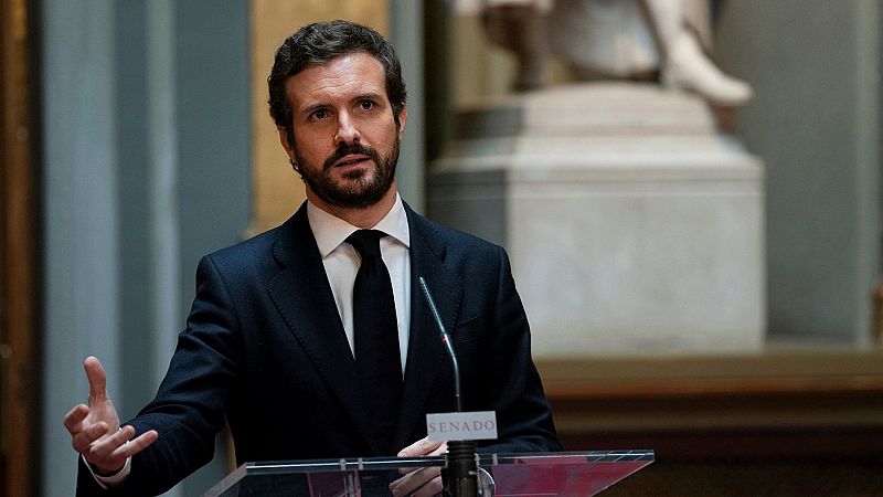 Casado comunica a Sánchez que "a día de hoy" no apoya la prórroga del estado de alarma