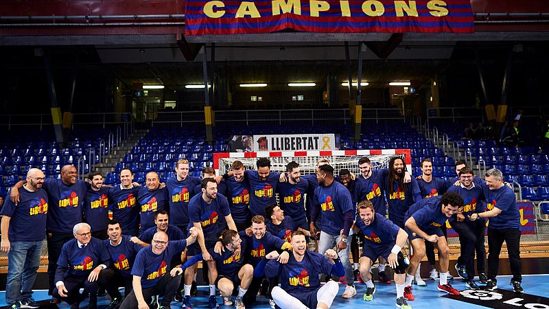 La finalización del curso en el balonmano hace campeones al FC Barcelona y al Bera Bera