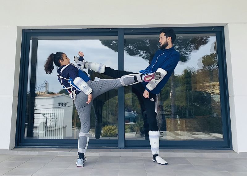 Un taekwondo muy bien matrimoniado