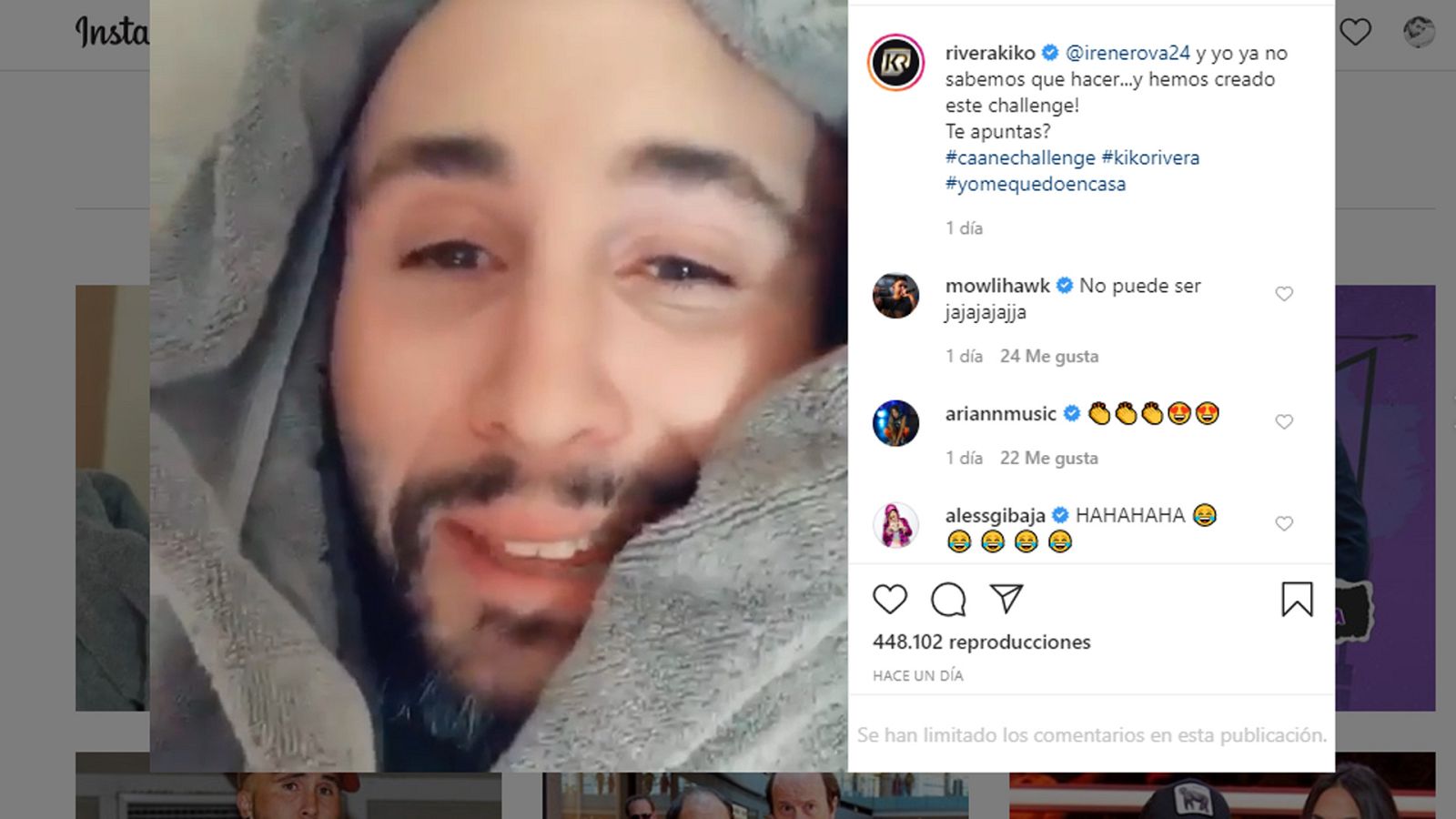 Kiko Rivera parodia el famoso vídeo de 'Mi pequeño del alma' | Ver