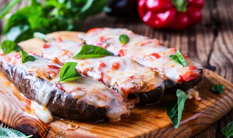 Berenjenas rellenas de aprovechamiento