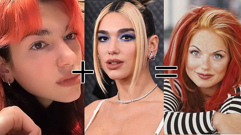 Dua Lipa se tiñe el pelo y se atreve con otro 'look' noventero, demostrando que podría ser la sexta Spice Girl