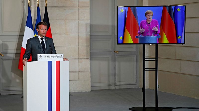 Merkel y Macron proponen un fondo de reconstrucción de 500.000 millones de euros por el coronavirus