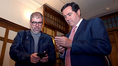 Boletines RNE - CEOE Y Cepyme consideran un desprecio al diálogo social el acuerdo PSOE-Podemos-EH Bildu - Escuchar ahora