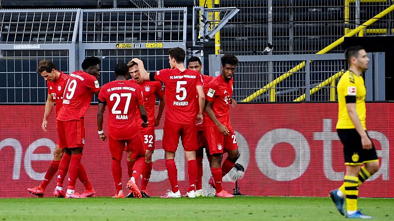 El Bayern acaricia la Bundesliga tras imponerse al Borussia