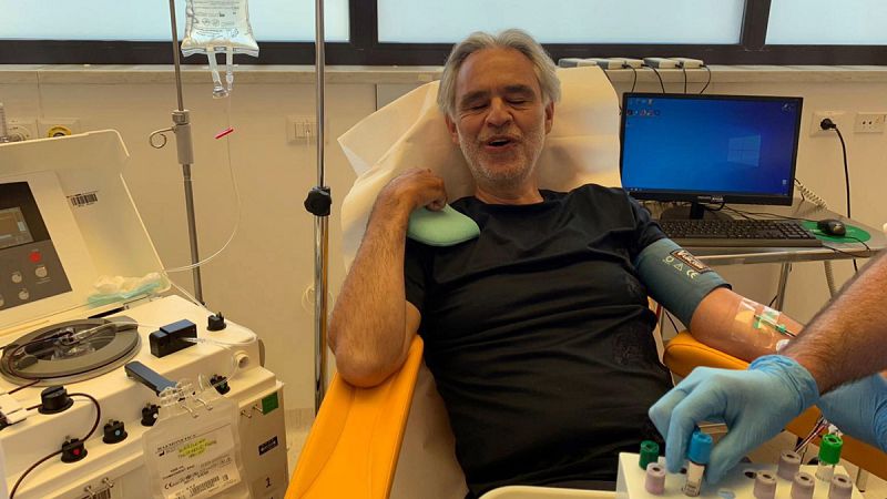 Andrea Bocelli revela que ha tenido coronavirus y dona su plasma para la investigación