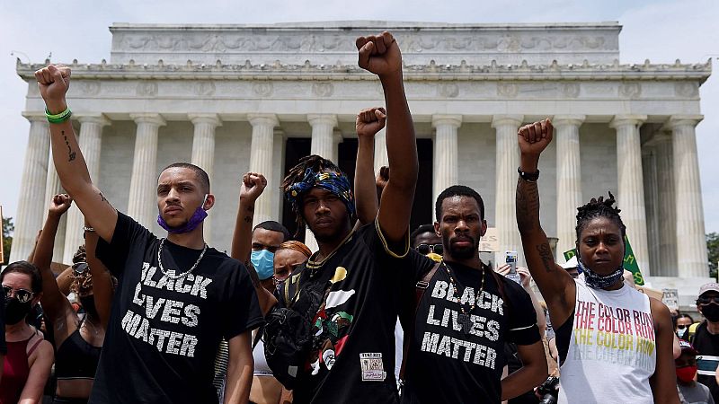 Washington retumba contra el racismo con la mayor protesta desde la muerte de George Floyd