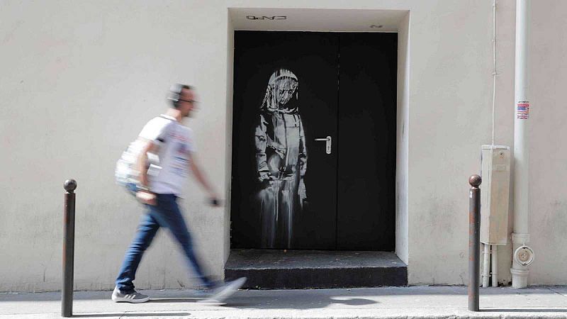 Recuperada en Italia una obra atribuida a Bansky en homenaje a las víctimas de la sala Bataclan