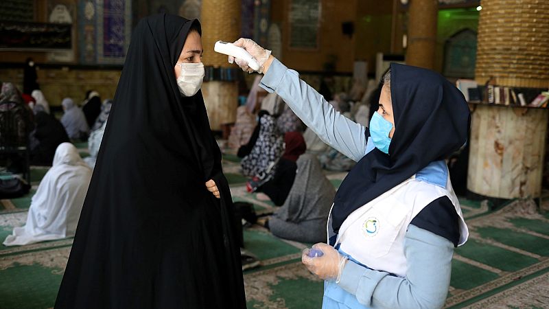 Más de cien muertos diarios por COVID-19 en Irán por primera vez en dos meses