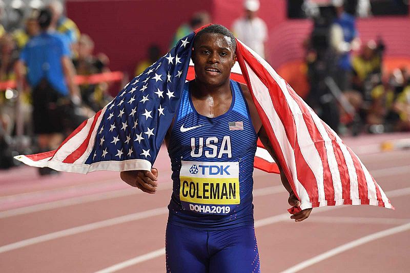 Coleman, campeón mundial de 100 metros, puede perderse los Juegos por saltarse un control antidopaje