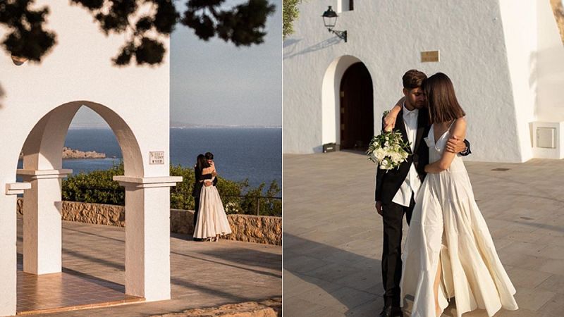 Vittoria Ceretti se casa en Ibiza y su vestido de novia, un diseño de Jacquemus, se hace viral