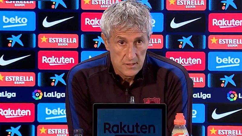 Setién: "Ganar al Sevilla nos acercaría al título, sería un impulso enorme"