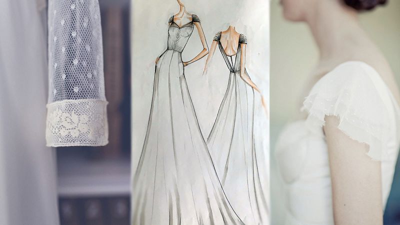 Alma Aguilar hilvana artesanía, costura y pasión en sus vestidos de novia