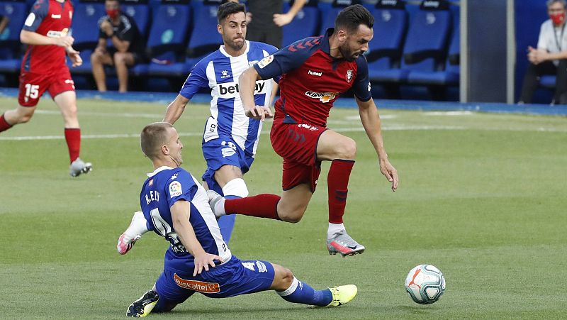 El Osasuna se acerca a la permanencia