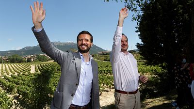 Casado asegura que votar al PNV en Euskadi significa "mantener en el poder a Snchez e Iglesias"